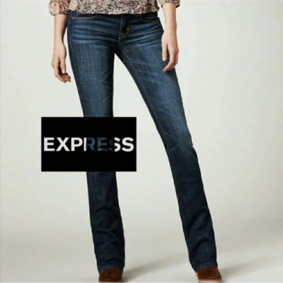 EXPRESS Barely Boot Zelda - Ultra Low Rise Jeans - Picture 1 of 7